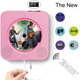 thumbnail image 2 of Reproductor de CD colgante con Bluetooth, diseño de interruptor de cable de tracción para el hogar, reproductor de CD portátil en inglés para el hogar y la escuela, 2 of 5
