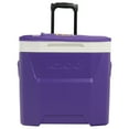University of LSU Tigers 28 QT Laguna Soft Top Wheeled Cooler by Igloo, Purple