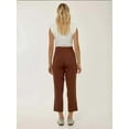 thumbnail image 4 of High Waist Pleated Pipe Leg Pants, 4 of 5