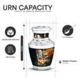 thumbnail image 3 of Yatskia Forest Deer Urn for Ashes for Women, Memorial Keepsake Urns for Human Ashes Adult Man, Large Burial Urns for Adult Ash, (Tasty 10 Inch and 3 Inch), 3 of 8