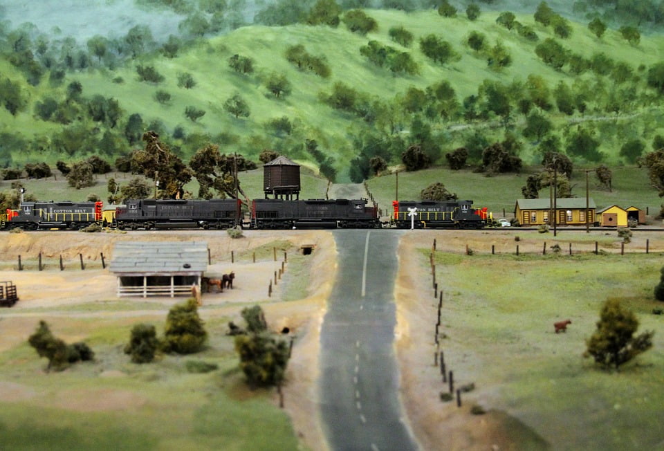 Balboa Park Train Museum Model Train San Diego20 Inch By 30 Inch