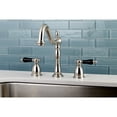 thumbnail image 2 of Kingston Brass KB1798PKLLS Widespread Kitchen Faucet Less Sprayer, SN, 2 of 3