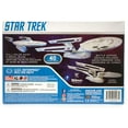 thumbnail image 4 of Diecast Skill 2 Snap Model Kit U.S.S. Enterprise NCC-1701 Refit Spaceship "Star Trek II: The Wrath of Khan" (1982) Movie 1/1000 Scale Model by Polar Lights, 4 of 5