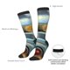 thumbnail image 4 of Fotbe Vintage Truck Farm Scene Calcetas Divertidas Estampadas para Hombre y Mujer, Calcetas de Algodón hasta la Rodilla para Caminar, Correr, Enfermería y Embarazo, 4 of 6