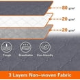 thumbnail image 4 of 3 piezas, 60 * 45 * 15 cm, bolsas de almacenamiento debajo de la cama Bolsa de ropa plegable Contenedores de almacenamiento de gran capacidad con ventana transparente Asas reforzadas Organizador con c, 4 of 5