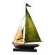 thumbnail image 5 of Modelo de Figura Decorativa Barco Escultura de Hierro Ornamento Náutico Artesanal para Colección Adecuada para Dormitorio Sala de Estar Verde, 5 of 8