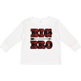 thumbnail image 3 of Inktastic Big Bro Buffalo Plaid Brother Boys Long Sleeve Toddler T-Shirt, 3 of 5