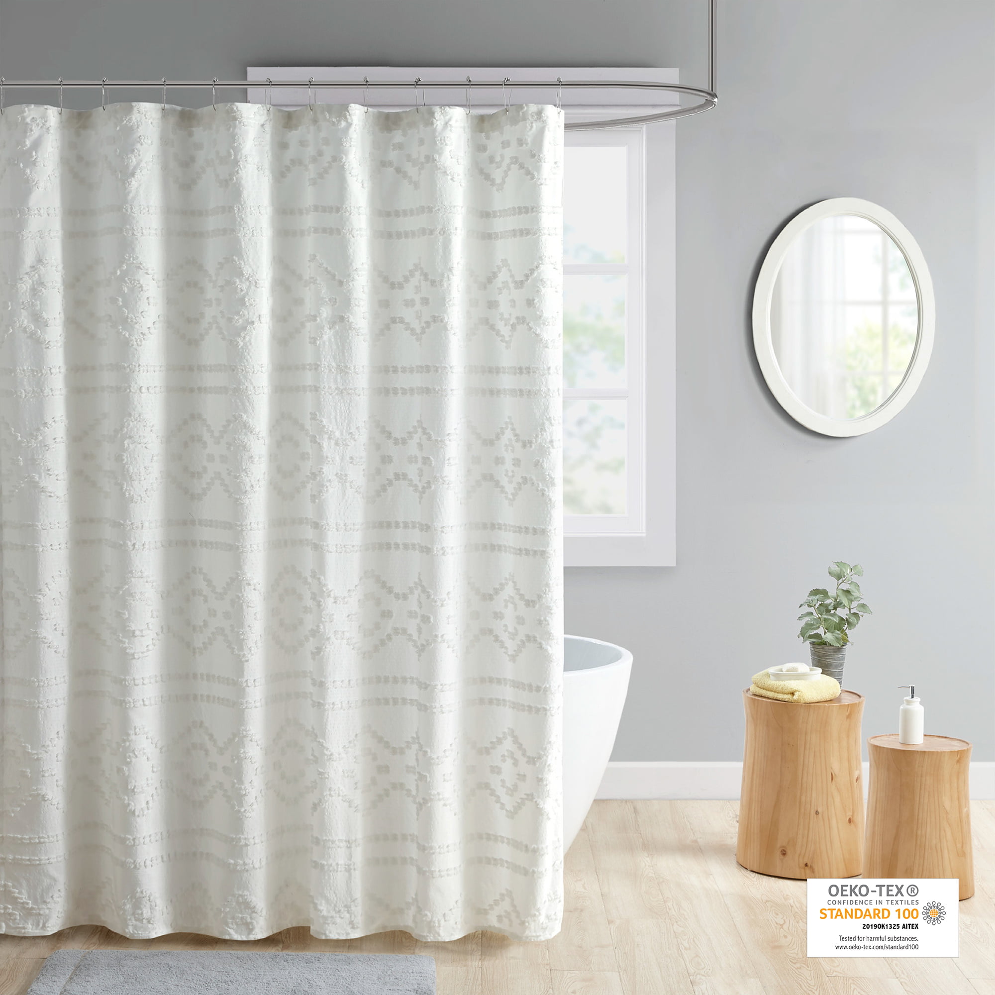 Old tree bark texture Shower Curtain Bathroom Decor Fabric & 12hooks 71*71inches 