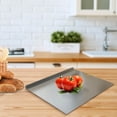 thumbnail image 4 of Stainless Steel Chopping Board for Kitchen Food Prep Dough Kneading and Rolling Non-Slip Large Cutting Board with Heat-Resistant Surface 1 Count, 4 of 13