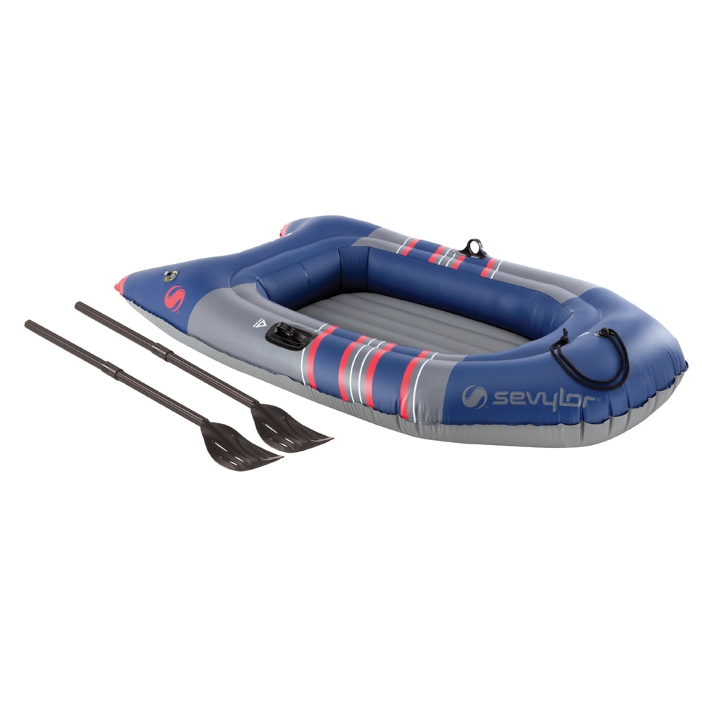 SEVYLOR Colossus 2 Person Inflatable 14 Guage PVC Boat Raft w/ Oars