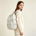 thumbnail image 2 of HJYCHN Bookbag for Girls Dot Print Large Capacity Daypack Back to School Supplies for Kids and Backpack for Boys E, 2 of 5