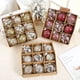 thumbnail image 4 of Yuarrent Bolas navideñas clásicas de 12 piezas para decoraciones de árboles, ingredientes seguros, duraderas e inodoros, suaves Kits de decoración para fiestas, 4 of 6