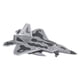 thumbnail image 3 of Modelo de caza de aleación 1/72, avión de combate coleccionable de aviación realista. Gris, 3 of 9