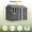 Gray 42, variant on 8x6 FT Outdoor Waterproof Garden Tool Storage Shed with Metal Foundation & Floor Frame, Lockable Hinged Doors & Air Vents, Large Backyard Storage House for Lawn Mowers, Shovels, Gray