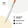 thumbnail image 4 of Uniball Gel Pen 8 Pack, 0.7mm Medium Point, Assorted Colors - Smooth Writing Office Supplies from Uniball, 4 of 4