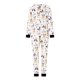 thumbnail image 3 of Conjuntos de pijamas navideños familiares Fiomva a juego con estampado de renos y copos de nieve para parejas y niños, 3 of 8