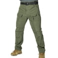 thumbnail image 2 of Big Men’s Relaxed Fit Cargo Pants, Lightweight All Day Comfort Daily Work Bottoms, 2 of 7