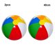 thumbnail image 5 of Bewildely 2 paquetes / lote Ball Party Fun comienza con globos fáciles de inflar Amplia aplicación PVC Beach Ball Sea Pool Party Inflable 6 Type1 NO1, 5 of 6