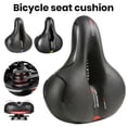 thumbnail image 4 of LJNYFDC Soft And Elastic Bicycle Seat Comfortable Bike Seat Memory Foam Cushion Shock Absorption Reflective Strip Wide Bicycle Saddle Replacement for Enhanced Riding, 4 of 6