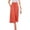 B1-Coral, variant on Women's Wide Leg Capri Pants Summer High Waisted Palazzo Trousers Coral Drawstring Cropped Pants with Pockets, Size L,L,B1-Coral