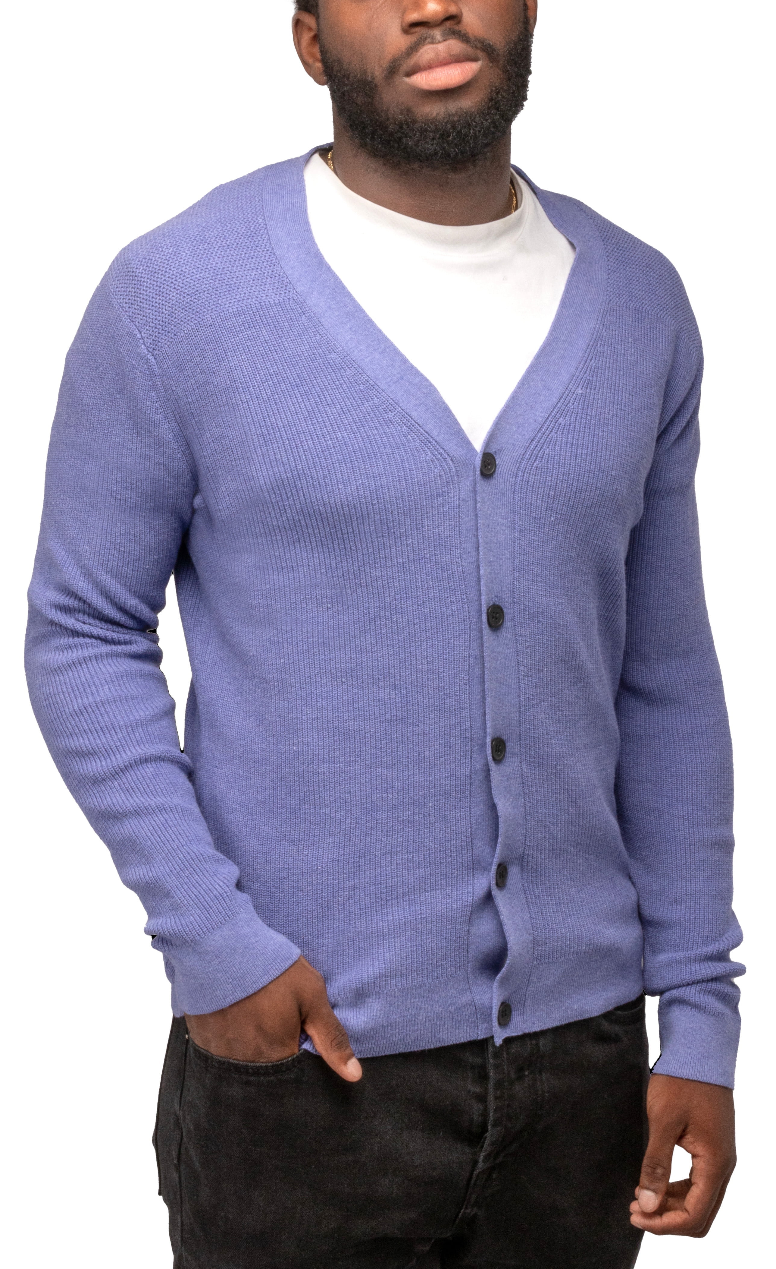 0711 V-neck button-up cardigan - Grey