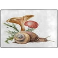 thumbnail image 4 of Dreamtimes Watercolor Autumn Snail Area Rug, 36"x24" Mushrooms Non-Slip Washable Indoor Door Mat, Absorbent Floor Mat for Bedroom Kitchen Entryway Bathroom, 4 of 7