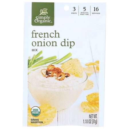 Dip Mix French Onion Org, 1.1 Oz (Pack Of 12)