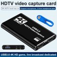 thumbnail image 4 of Tarjeta USB 3 0 4K Compatible Con Audio Vídeo Funciona para PS4/cámara/PC, 4 of 9