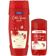 Old Spice American Legends Blast Off Body Wash (21.0oz) & Invisible Solid Deodorant (3.4oz) Bundle