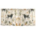 thumbnail image 7 of Yayeee Kitchen Curtains Set of 2 Light Filtering 57"x24" Over Sink Window Panels, Cowboy Pattern, 7 of 7