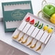 thumbnail image 4 of Juego de vajilla de regalo, tenedor, cuchara de muñeca bonita, cuchara de fruta, tenedor, cuchara de café, cuchara de Animal, juego de regalo complementario, 4 Uds./6 uds., 4 of 5