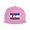 Pink, variant on Snapback Hat Flag Of Colorado Adjustable Flat Bill Brim Hat for Men Women Casual Wear Navy Blue