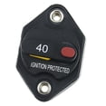 thumbnail image 4 of 2 uds., Disyuntor de 40 amperios, disyuntor de barco marino automotriz para coche, portafusibles de manual, 12 V-32 V CC, resistente Yotijar Disyuntor manual, 4 of 10