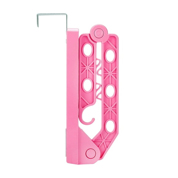 Xihbxyly Percha Plegable de 5 Agujeros, Tendedero de Pared, Percha de Plástico Multifunción, Diseño Compacto, Ángulos Ajustables, Gancho Resistente, Ideal para Guardar Ropa y Calcetines, Imprescindib