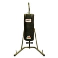 thumbnail image 4 of Leather Heavy Bag for Boxing MMA Muay Thai Fitness Workout Training Punching Heavy Bag Unfilled 70lb, 4 of 5