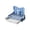 Blue, variant on Upgrade Dog Potty Tray with High Wall, 14.2"X18.5" Pee Pad Holder, Litter Box for Pet, Mesh Training Holder for Puppy and Small Size Dog, Detachable Easy Clean (1PC, Blue)