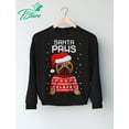 thumbnail image 2 of Tstars Boys Mens Unisex Ugly Christmas Sweatershirt Gift for Dog Lover Pug Fans Santa Paws Kids Christmas Gift Funny Humor Holiday Shirts Xmas Party Christmas Gifts for Boy Youth Sweatshirt Ugly Xmas, 2 of 5