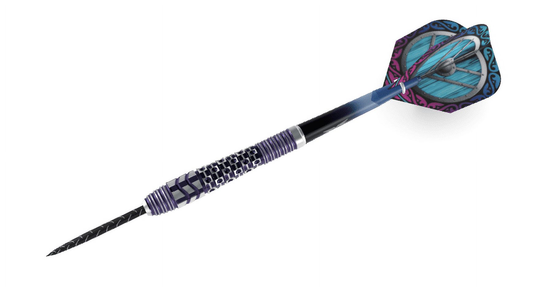 Shot Viking Shield-Maiden Steel Tip Dart Set-90% Tungsten Barrels-24gm