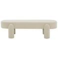 thumbnail image 2 of SAFAVIEH Couture Laurence Modern Cordoroy Modern Bench, Sand, 2 of 6