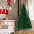 thumbnail image 3 of 7FT Pencil Christmas Tree, Christmas Pine Tree with 1100 Branch Tips, Artificial Christmas Tree with Sturdy Metal Stand, Full Xmas Tree Decoration for Home & Pubilc Area, Easy to Set Up, K505, 3 of 8