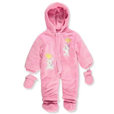 Coney Isle Baby Baby Girls' Hooded Pram Suit with