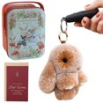 thumbnail image 1 of Llavero conejito Mullido estético animal peluche kawaii Cgtredaw Con Lata para Mujeres Adolescentes Niñas Mochila bolso, 1 of 9