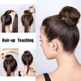 thumbnail image 4 of Épingle à Cheveux en Forme de U Écaille de Tortue Fourchette Bâtons 2 Broches Chignon 8 Pcs, 4 of 5