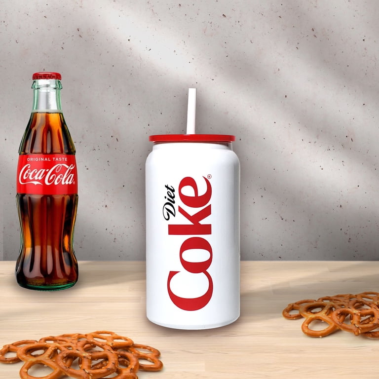 Diet Coke Insulated Tumbler and Mini Pretzel Twists Gift Set