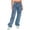 Blue, variant on Women's High Waist Washed Straight Leg Jeans, Fashion Versatile Denim Pants for Women, Non Stretch Classic Fit Jeans, Casual Everyday Wear,Light Blue,M