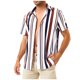 thumbnail image 1 of Hawaiian Shirt For Men, Men's Vintage Button Down Bowling Shirts Short Sleeve Summer Beach Shirt3XL, 1 of 5