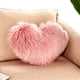 thumbnail image 2 of Funda de cojín con funda de almohada de felpa a de corazón sin almohada Rosa cro Sunnimix Throw Pillow Case, 2 of 7