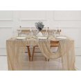 thumbnail image 1 of 90x300cm Tulle Doily Table Runner Wedding Table Cloth Decor Beige, 1 of 4