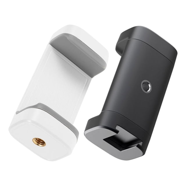 CRILSTYLEO 2Pcs Universal Phone Clamp Mount Adapter with Quick Installation for Stable Videos