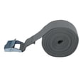 thumbnail image 4 of 2pcs 9.8ft Cargo Tie Down Straps Lashing Straps Travel Luggage Strap Adjustable with Cam Lock Buckle for Car Truck Gray, 4 of 6
